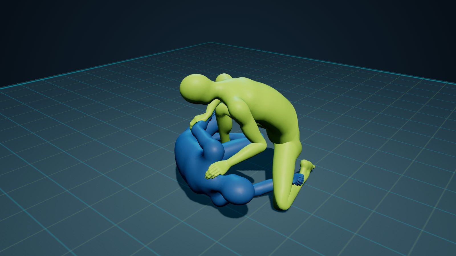 Clinch in 3D on the Digitsu Graph