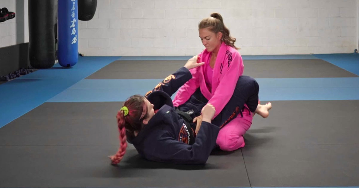 Dominyka Obelenyte with Closed Guard