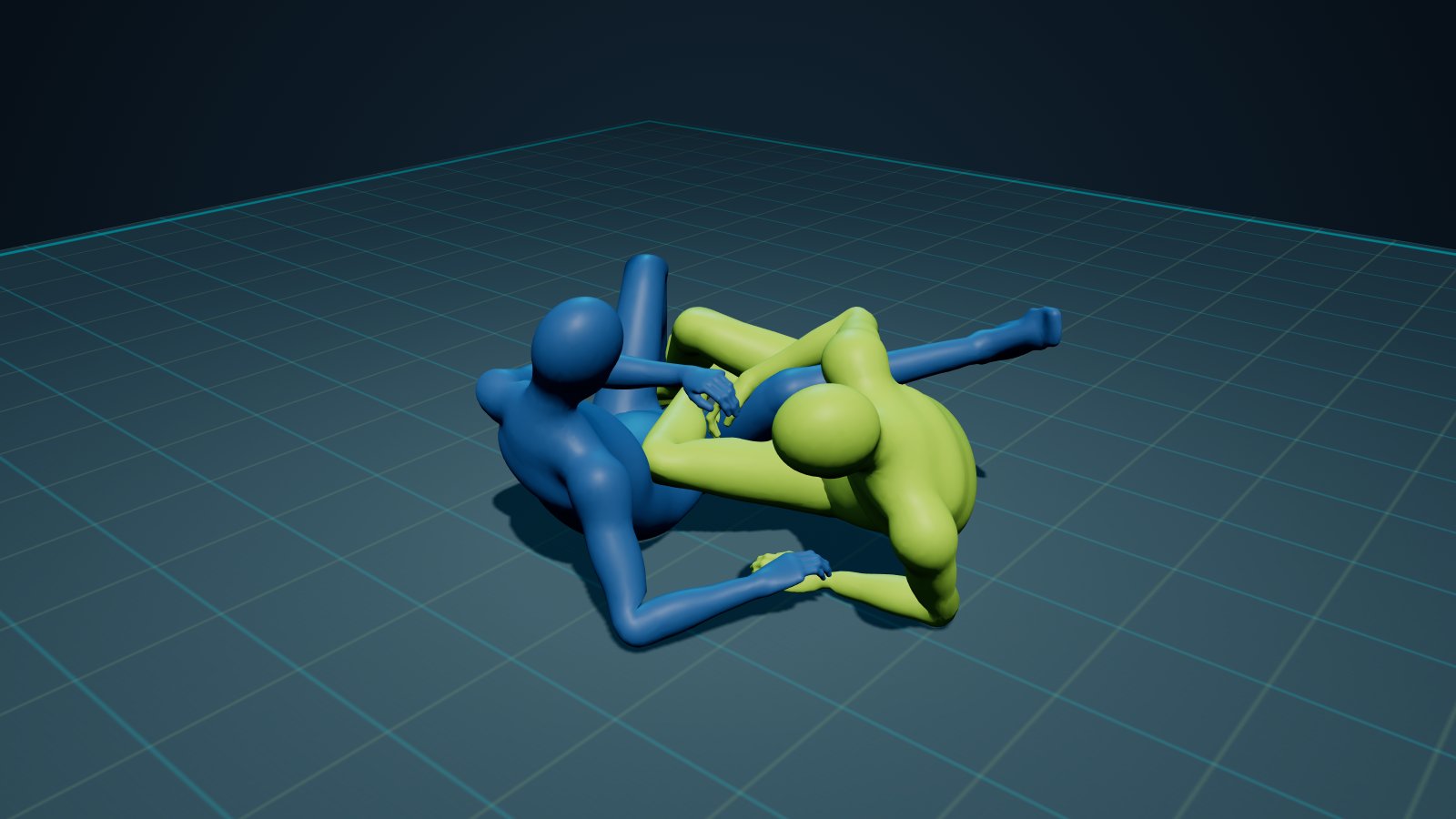 Cross Ashi Garami in 3D on the Digitsu Graph