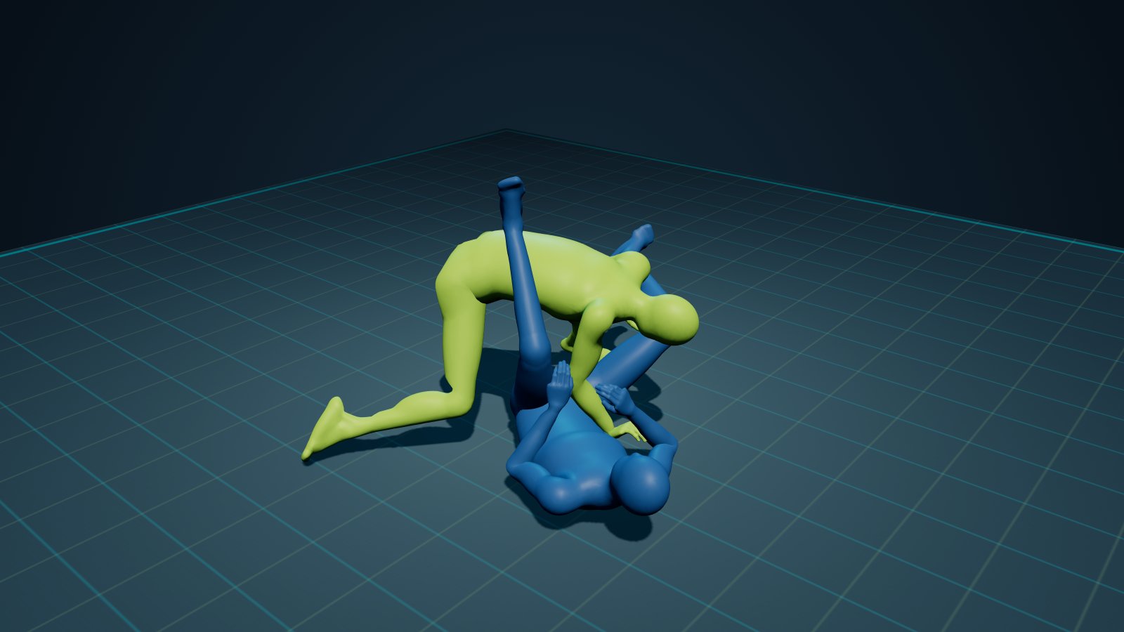 Open Guard in 3D on the Digitsu Graph