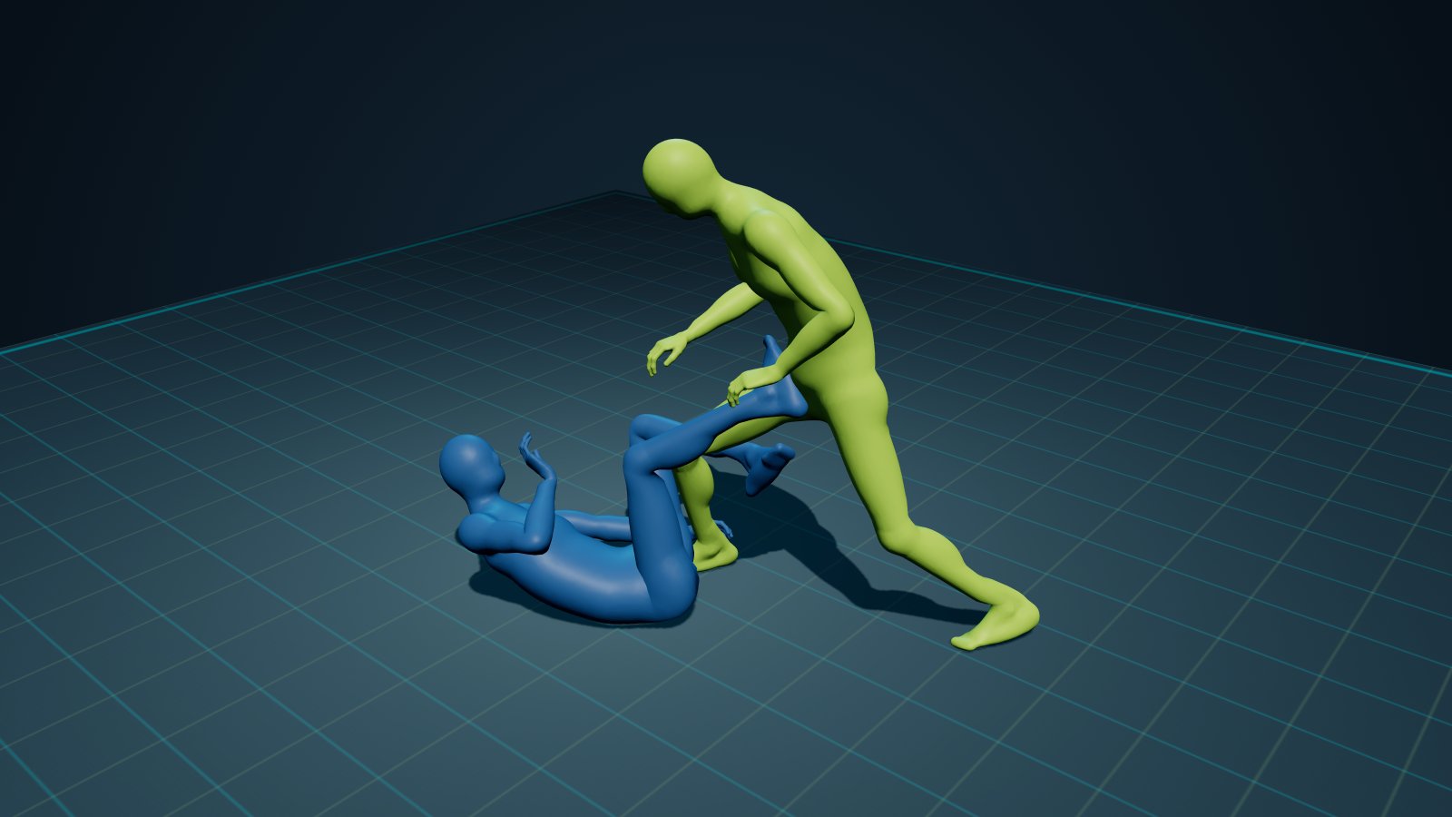 De La Riva Guard in 3D on the Digitsu Graph