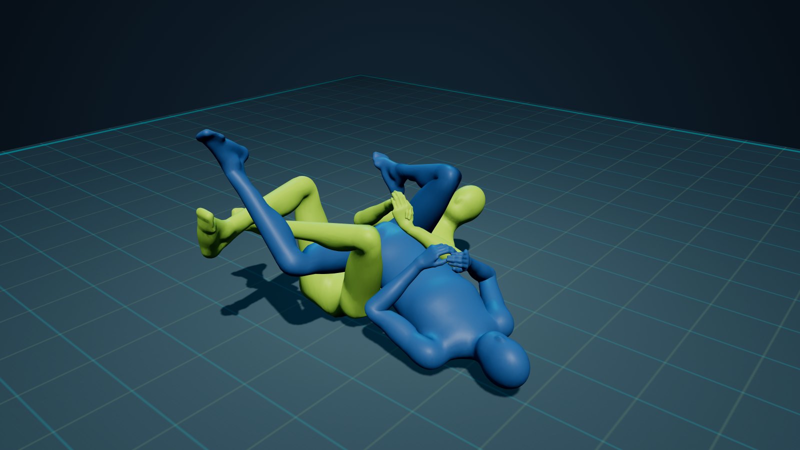 Back Control in 3D on the Digitsu Graph