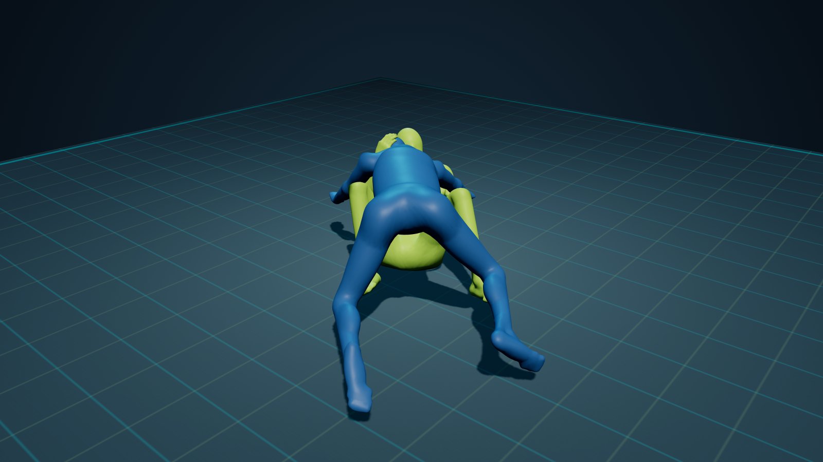 Guard Pull in 3D on the Digitsu Graph