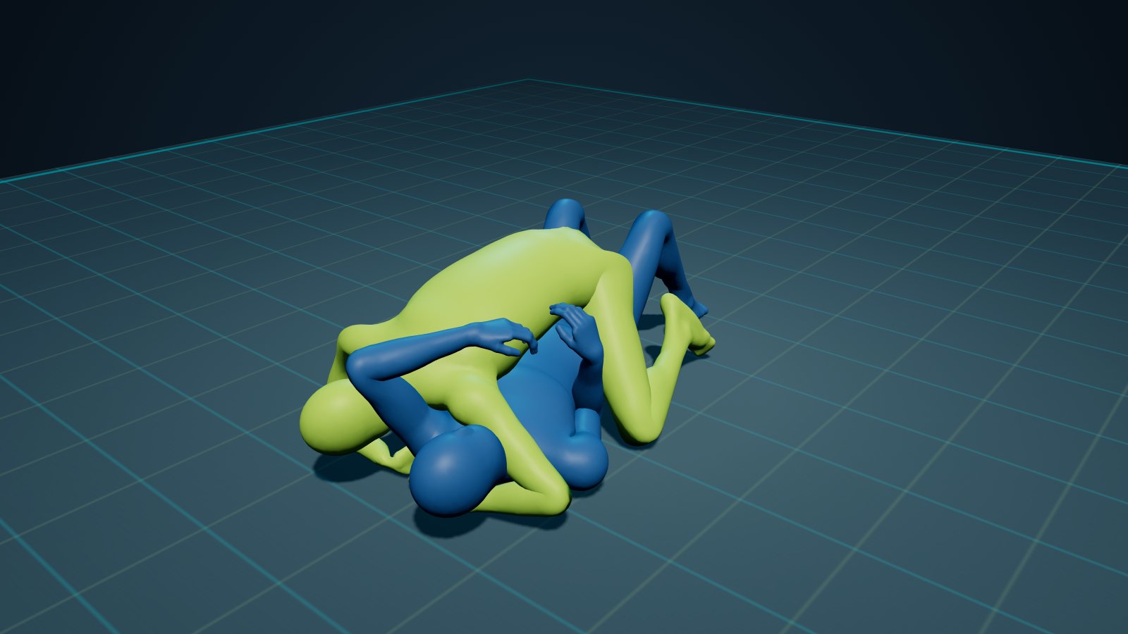 Arm Triangle Choke in 3D on the Digitsu Graph